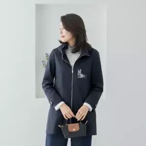 엄마옷 마담4060 자켓 중년여성 데일리 스트링배색사파리자켓 -YJK2603003-