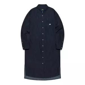 매장정품 리 LEE 데님 셔츠 롱 원피스 인디고 로우 LE2503OP60IR 657999