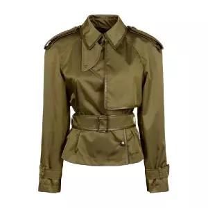 버버리 숏 벨트 트렌치 코트 8120867 C3347 TP976425960