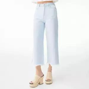 [미쏘] 밑단변형 컷팅 크롭 와이드 (MIWTJD723J-T)