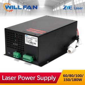 Will Fan ZYE 60W 80W 100W MYJG100W Co2 레이저 파워 서플라이 금속 박스 소스 유리관 조각 절단기용