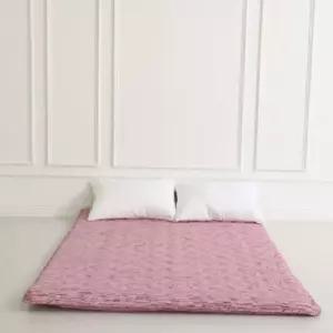 요솜) 더크린 바닥요매트 퀸2인용(요커버 핑크