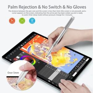 호환 Microsoft Surface Pro 9/10/11/8/X/7/7plus/6/5 Book/Laptop/Go/Studio 4096 압력 감도용 스타일러스