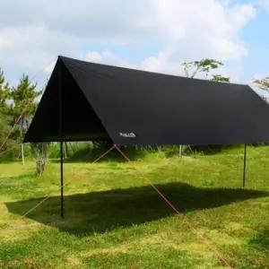 블랙코팅 타프 550x440 캠핑 대형 블랙 그늘막 스크린