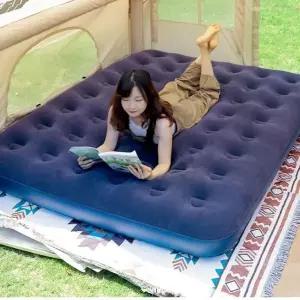 에어 매트리스 싱글 더블 가정용  야외 캠핑 텐트 접이식 휴대용 침대