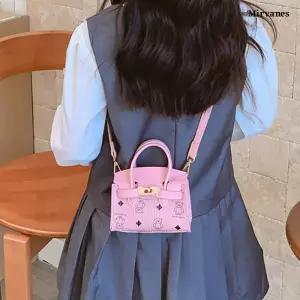 미르바네스 미니 악세사리 패턴 토트 크로스백 키즈 미니백 0002