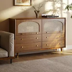 빈티지서랍장 수납장 원목 엔틱 장식 거실 가구 라탄 서랍장 캐비닛 주문제작가능 레트로