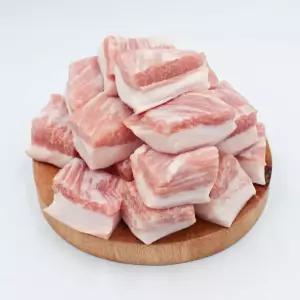 한돈 냉장 돼지고기 특수부위 미박항정살 깍뚝썰기 구이 300g 500g