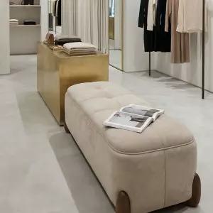 북유럽 미니멀리즘 스타일의 침대 침실 현관 드레스룸 벤치 신발 세련된 와