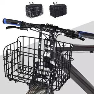자전거 가방 세트 바구니 접이식 바이크소품 자전거안장가방