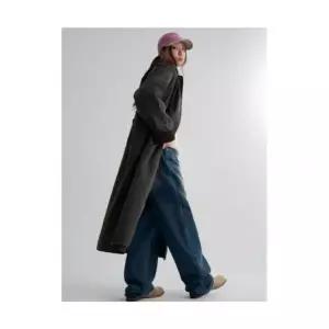 브랜드정품 에잇세컨즈 8SECONDS 가먼트워싱 코튼 롱 워크자켓 재킷 브라운 310118