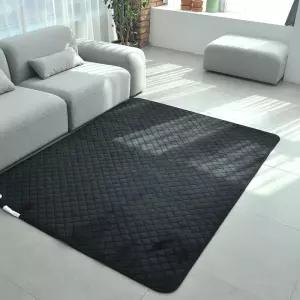 탄소매트 EMF 극세사 블랙 150x200 카페트전기요 온열요 겨울난방 계절용품