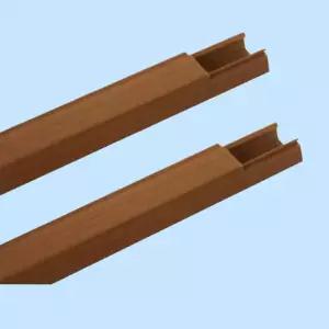 우드 사각 랜선쫄대 2개 25mmx1M 전선정리 몰딩 랜선커버 배선정리 가리개