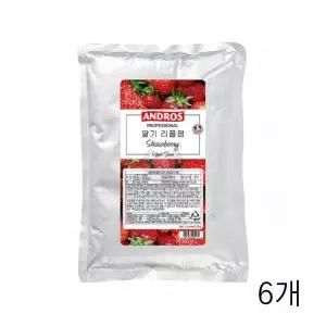 앤드로스 딸기 리플잼 1KG X 6개 과일잼 과일쨈 스트로베리쨈 업소용딸기잼