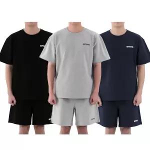 아웃도어프로덕츠 성인 스웨트 셋업 남자 트레이닝복 여름용 세트 상하의 반팔 반바지 추리닝