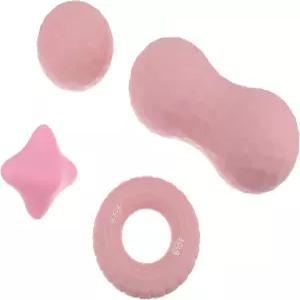 파토 근육 및 트리거 포인트 테라피용 이완 마사지 볼 세트 딥 티슈 근막 관리 편안함을 위한 핑크