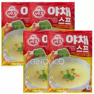 오뚜기 야채스프 1kg x4 간편식 분말스프