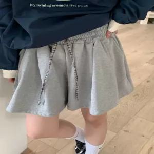 블렌카 체크 스트링 밴딩 하프 팬츠 87261 빅사이즈 여성의류