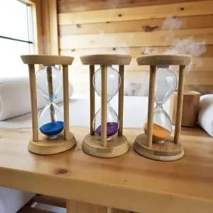 원목 사우나 모래시계 5분 10분 15분