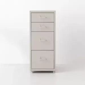 아트박스 마켓비 철제 서랍장 2.2단 이동식 서랍장 pink white gray