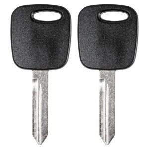 포드 익스페디션 익스플로러 F-150 머스탱 링컨 내비게이터 마쓰다 머큐리, 뉴 언컷, 2Pcs를 위한 버키 H72-PT 4C 칩 트랜스폰더 점화 자동차 키 교체