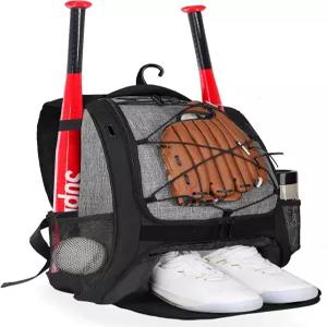 골로니 야구 백팩 가방 신발 수납공간이 있는 소프트볼 배트백 헬멧 및 액세서리를 위한 대형 메인