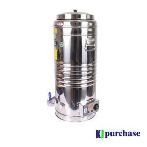 업소용 국물 보온통 스테인리스 워머 출수구 20L