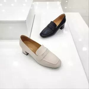 [탠디]by미셸 소가죽소재 컴포트 4cm굽 여성 기본 로퍼 구두 x25011 cc2_CC