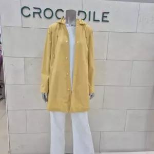 [크로커다일레이디]롱기장 후드 배색 코트_BP