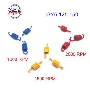 3PCS GY6 125cc 152QMI 157QMJ 스쿠터 모페드 1000N 고성능 레이싱 클러치 스프링 세트