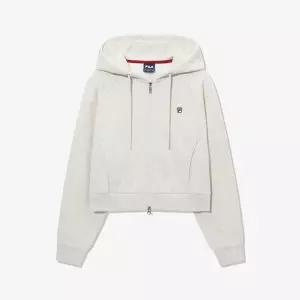 FILA 여성 세미크롭 후드집업 FS261FT01F001-290