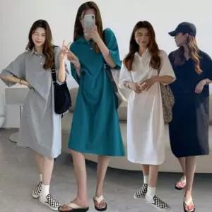 롱원피스 298 반팔원피스 카라롱원피스 우리들스타일