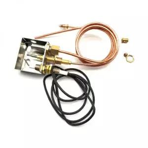 가스레인지부품 부속 프로판 가스 화덕 히터 교체 부품 화염 파일럿 버너 조립 키트 구리 파이프 연결 전자