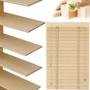 실내 창문을 위한 2인치 슬랫 우드 블라인드 나무 블랙아웃 및 차양 홈 침실 욕실 거실 맞춤형 크기