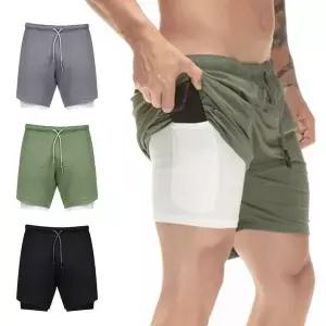 투인원 헬스 남자 레깅스반바지 OD-220505