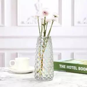 엠보 유리 화병 오로라 꽃병 이케바나 수경재배