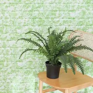 [RIZPICK]슈마켓 롤형 접착식 폼블럭 마블링 그린 100cmx220cm