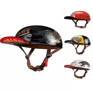 야구모자헬멧 스쿠터 헬멧 오토바이 전동기 하이바 배달 바이크 여름 소두핏 야구모자 야구