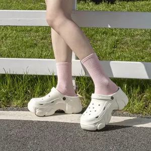 클린바이 여성여름용 두꺼운바닥 미끄럼방지 발편한 키높이 사무실 실내화 비치 일반샌들 슬리퍼