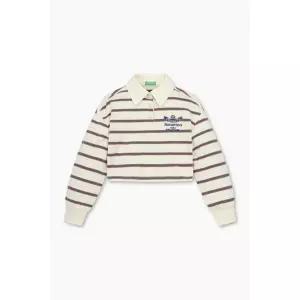 [롯데백화점]베네통 클래식 스트라이프 맨투맨/5S-QATS02511IV