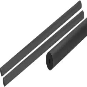 uxcell 2pcs 10인치 파이프 단열 튜브 1/8인치 3mm ID OD 폼 손잡이 그립 지지용 검정색