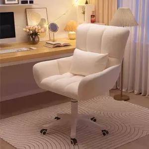 공주 의자 화장대 1인용의자라텍스 등받이