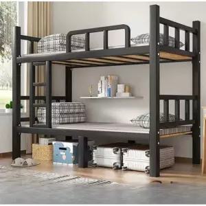 철제 이층침대 조립형 프레임 베드 침대 2층 공간 기숙사