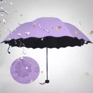4색 1개 여성 레이스 데코 암막코팅 여름 양산 접이식 나비 암막양산 암막양우산