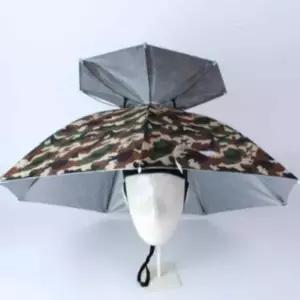 ( )우산모자 2단 중 밀리터리 햇빛가리개 얼굴햇빛차단 밭일모자 머리에쓰는우산