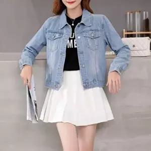 여성 봄 가을 패션 루즈핏 데일리 데님 자켓 (HSJ-WFGPU6N)