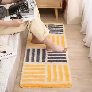 (사이즈 40x60cm)흡수력 좋은 주방 싱크대 발매트 및 현관 러그 욕실발 다용도 호텔 발수건 긴발 두꺼운