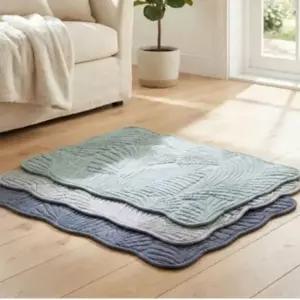 순면 발매트 욕실 주방 화장실 현관 퀼팅 매트 발수건