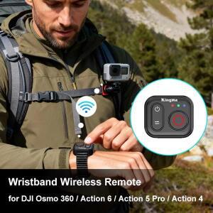 DJI 오스모 액션 6 5 프로 4 카메라용 무선 블루투스 리모컨 손목 스트랩 촬영 셔터 릴리즈 버튼 컨트롤러