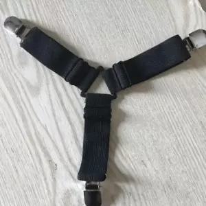 (색상 블랙)이불 패드 밀림 방지 트리플 집게 정리 용품